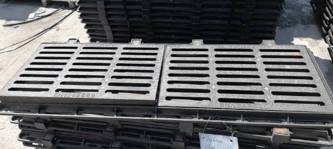 固安球墨铸铁连体双篦展示